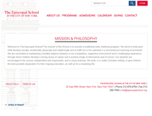 Tablet Screenshot of episcopalschool.org